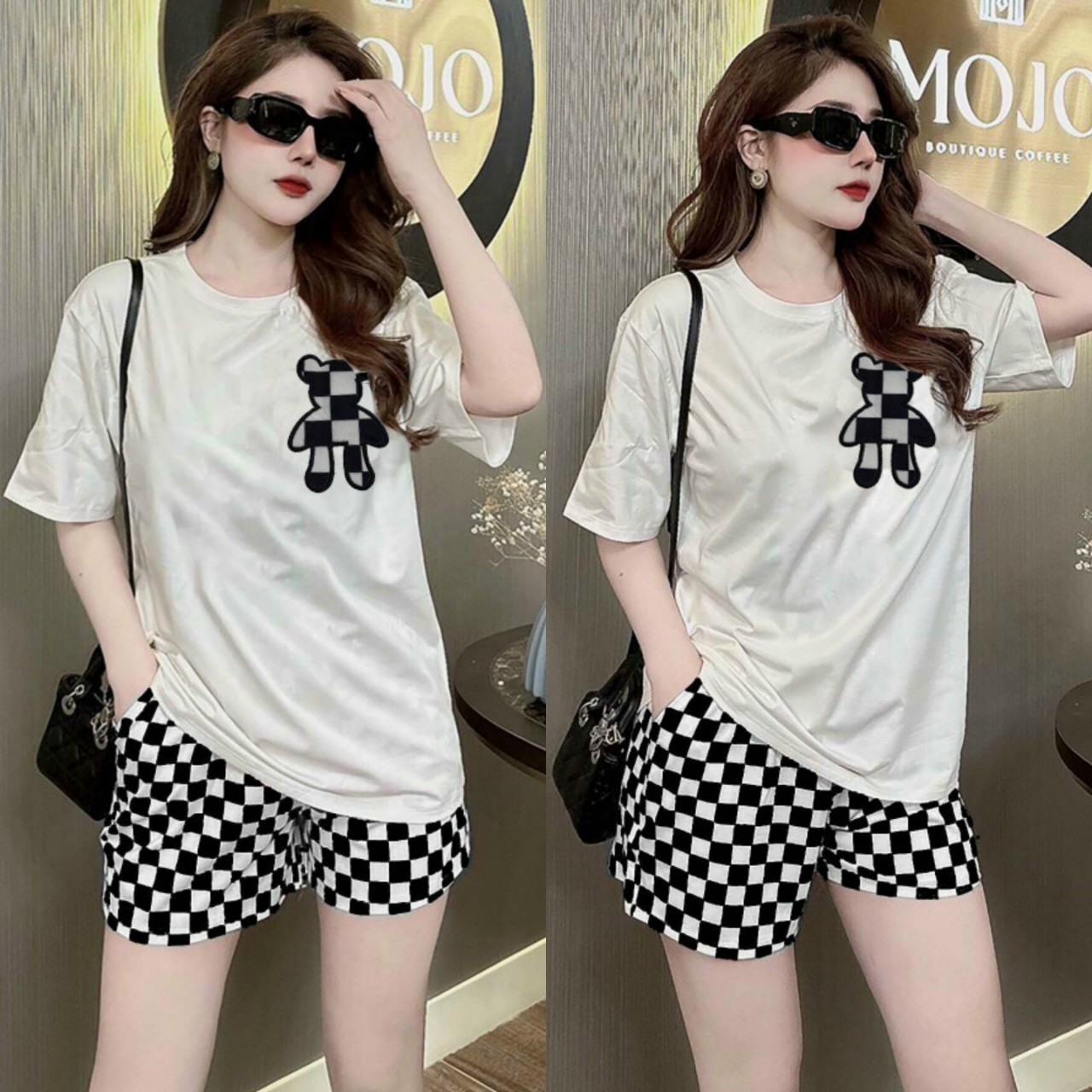 Đồ bộ đùi Form rộng dễ thương 2023 - shop đồ bộ nữ cao cấp